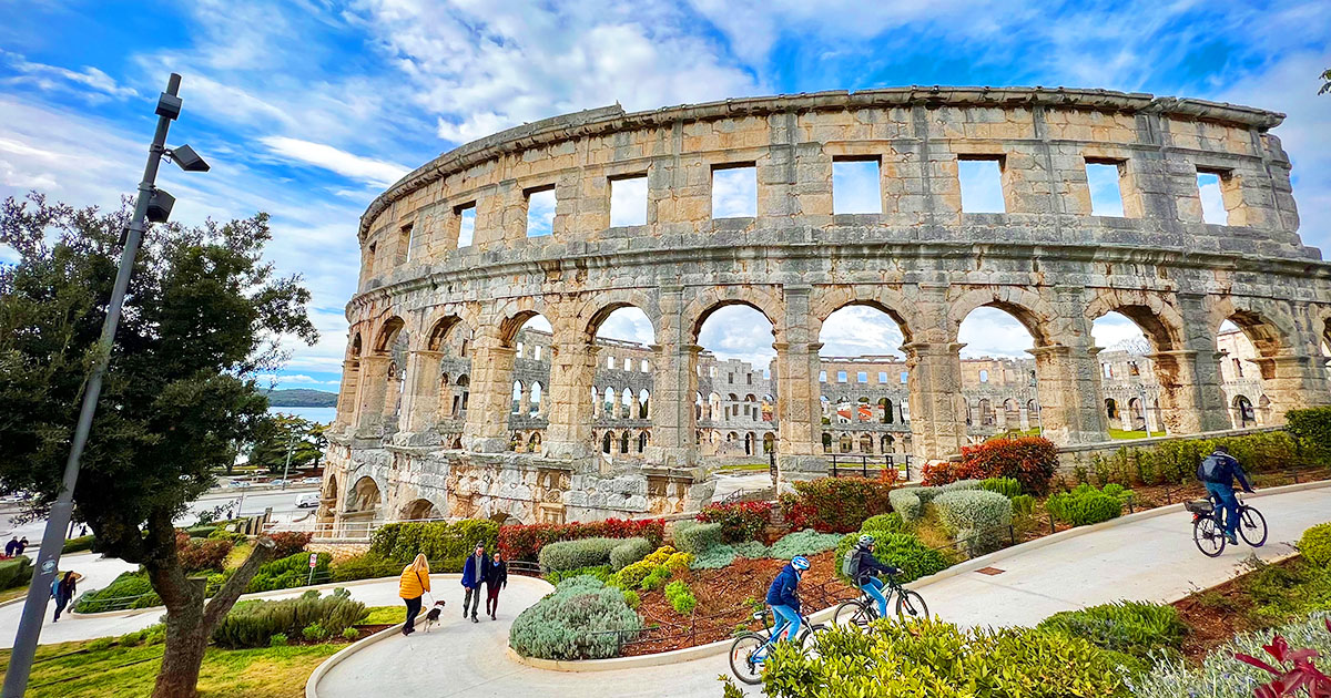 guided tours Leptiric Pula Arena